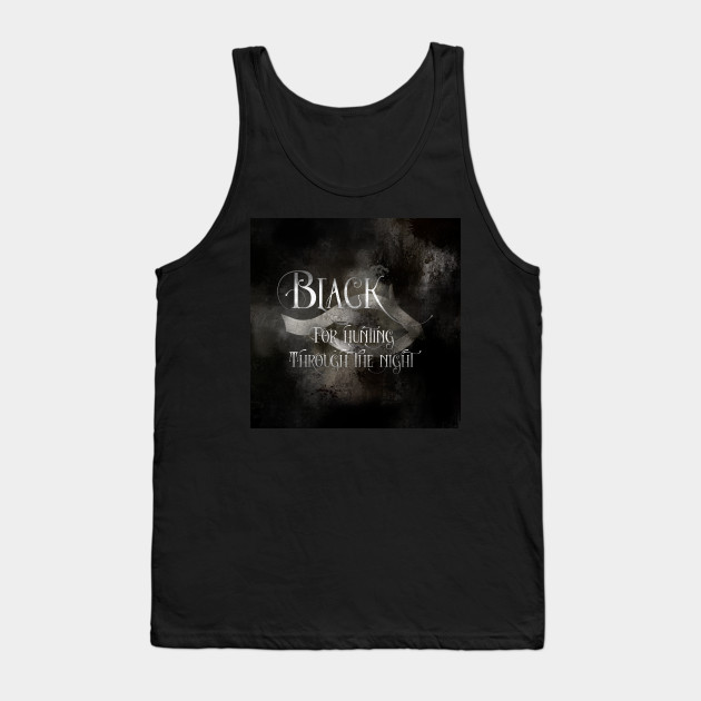 BLACK for hunting through the night. Shadowhunter Children's Rhyme